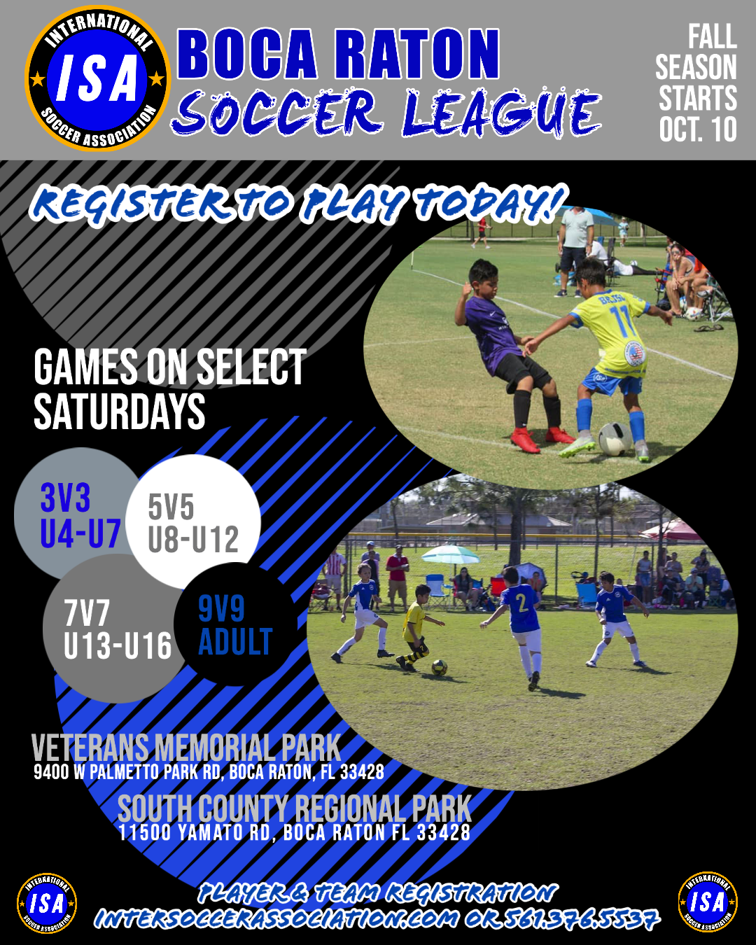 BOCA RATON SOCCER LEAGUE International Soccer Association